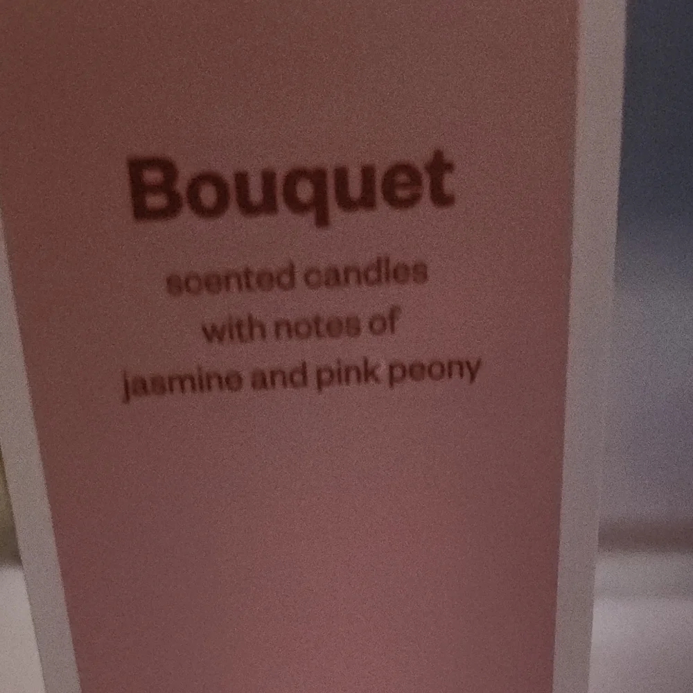 Jasmine & Pink Peony Scented Candle 2 Pack with Gold Lids Room Essentials 3 oz